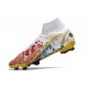 Nike Mercurial Superfly VIII Elite FG CR7 Bianco Rosso Oro Blu