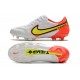 Nuovo Nike Tiempo Legend IX Elite FG Bianco Volt Cremisi Vivace