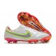 Nuovo Nike Tiempo Legend IX Elite FG Bianco Rosso Rosa