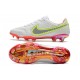 Nuovo Nike Tiempo Legend IX Elite FG Bianco Rosso Rosa