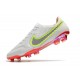 Nuovo Nike Tiempo Legend IX Elite FG Bianco Rosso Rosa