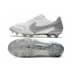 Nuovo Nike Tiempo Legend IX Elite FG Bianco Grigio