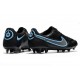 Nuovo Nike Tiempo Legend IX Elite FG Nero Grigio Ferro
