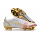 Nike Mercurial Vapor 14 Elite FG Scarpa Vit Röd Guld