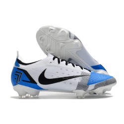 Nike Mercurial Vapor 14 Elite FG Scarpa Bianco Blu Nero