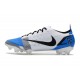 Nike Mercurial Vapor 14 Elite FG Scarpa Bianco Blu Nero