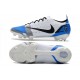 Nike Mercurial Vapor 14 Elite FG Scarpa Bianco Blu Nero