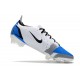 Nike Mercurial Vapor 14 Elite FG Scarpa Bianco Blu Nero