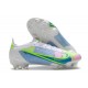 Nike Mercurial Vapor 14 Elite FG Scarpa Bianco Blu Verde