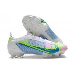 Nike Mercurial Vapor 14 Elite FG Scarpa Bianco Blu Verde