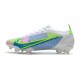 Nike Mercurial Vapor 14 Elite FG Scarpa Bianco Blu Verde