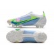 Nike Mercurial Vapor 14 Elite FG Scarpa Bianco Blu Verde