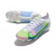 Nike Mercurial Vapor 14 Elite FG Scarpa Bianco Blu Verde