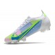 Nike Mercurial Vapor 14 Elite FG Scarpa Bianco Blu Verde