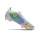 Nike Mercurial Vapor 14 Elite FG Scarpa Bianco Blu Verde