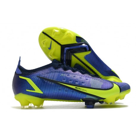 Nike Mercurial Vapor 14 Elite FG Scarpa Zaffiro Volt Blu Void