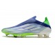 Scarpa Calcio adidas X Speedflow+ FG Bianco Verde Screaming Sonic Ink