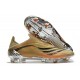 Scarpa Calcio adidas X Speedflow+ FG Tech Metallic Nero Core Intense Arancione