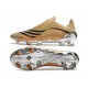 Scarpa Calcio adidas X Speedflow+ FG Tech Metallic Nero Core Intense Arancione