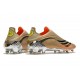 Scarpa Calcio adidas X Speedflow+ FG Tech Metallic Nero Core Intense Arancione