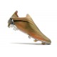 Scarpa Calcio adidas X Speedflow+ FG Tech Metallic Nero Core Intense Arancione