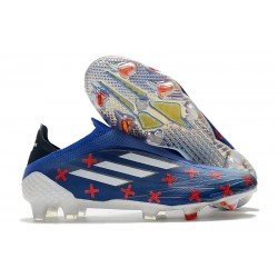 Scarpa Calcio adidas X Speedflow+ FG 11/11 -Blu Vivace Bianco Rosso Vivido