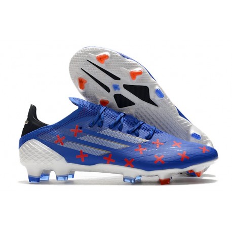 adidas X Speedflow.1 FG Nuovo 11/11 -Blu Vivace Bianco Rosso Vivido