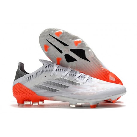 adidas X Speedflow.1 FG Nuovo Bianco Ferro Metallizzato Rosso Solare