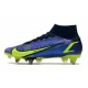 Nike Mercurial Superfly 8 Elite SG-PRO Anti Clog Zaffiro Volt Blu Void