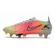 Nike Mercurial Vapor XIV Elite SG Pro Bianco Argento Metallico Platino Puro