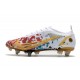 Nike Mercurial Vapor XIV Elite SG Pro Bianco Roso Oro