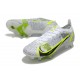 Nike Mercurial Vapor XIV Elite SG Pro Bianco Nero Metallic Argento Volt