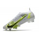 Nike Mercurial Vapor XIV Elite SG Pro Bianco Nero Metallic Argento Volt