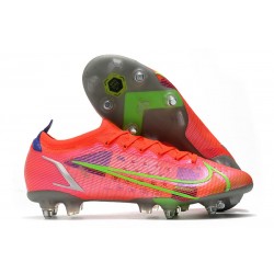 Nike Mercurial Vapor XIV Elite SG Pro Cremisi Vivace Argento Metallico