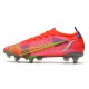 Nike Mercurial Vapor XIV Elite SG Pro Cremisi Vivace Argento Metallico