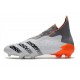 adidas Scarpe Predator Freak+ FG Bianco Ferro Metallizzato Rosso Solare