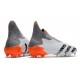 adidas Scarpe Predator Freak+ FG Bianco Ferro Metallizzato Rosso Solare