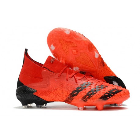 adidas Predator Freak.1 FG Scarpa da Calcio Rosso Nero