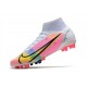 Nike Mercurial Superfly VIII Elite AG Bianco Rosa Nero