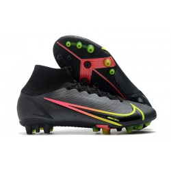 Nike Mercurial Superfly VIII Elite AG Nero Cyber Off Noir