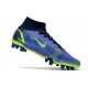 Nike Mercurial Superfly VIII Elite AG Zaffiro Volt Blu Void