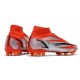 Nike Mercurial Superfly VIII Elite AG Rosso Cile Nero Ghost Arancione 