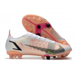 Nike Mercurial Vapor XIV Elite AG Bianco Nero Cremisi Vivace Rosa Blast