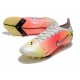 Nike Mercurial Vapor XIV Elite AG Bianco Argento Metallico Platino Puro