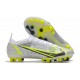 Nike Mercurial Vapor XIV Elite AG Bianco Nero Metallic Argento Volt