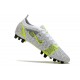 Nike Mercurial Vapor XIV Elite AG Bianco Nero Metallic Argento Volt