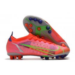 Nike Mercurial Vapor XIV Elite AG Cremisi Vivace Argento Metallico