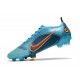 Nike Mercurial Vapor XIV Elite FG Uomo Blu Cloro Arancione Laser Marina