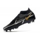 Nike Phantom GT II Elite DF FG Nero Metallic Grigio Scuro Oro Metallico