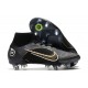 Nike Mercurial Superfly 8 Elite SG-PRO Anti Clog Nero Oro Metallico Argento Metallico